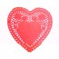 도일리(하트)-8인치(레드)